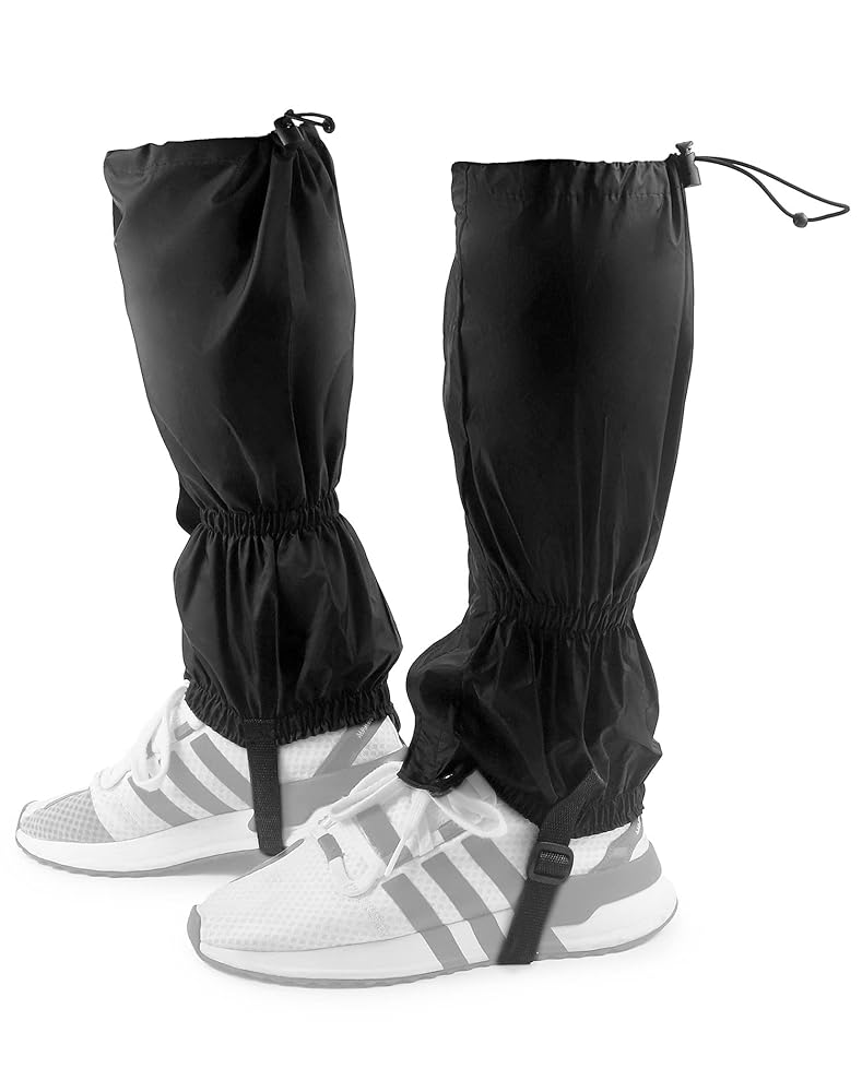 QWORK Adjustable Outdoor Leg Gaiters