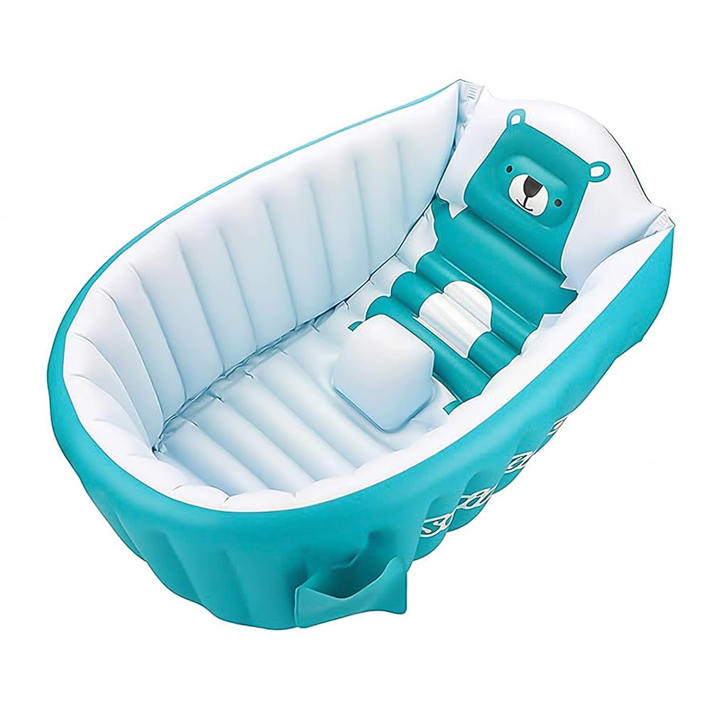 SANOTO Inflatable Baby Bathtub - Blue