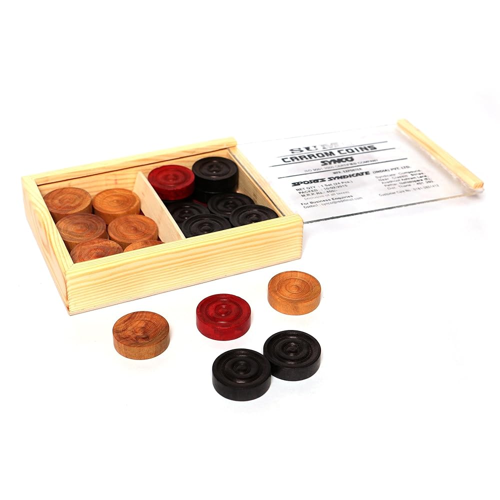 Synco Carrom Coins with Box