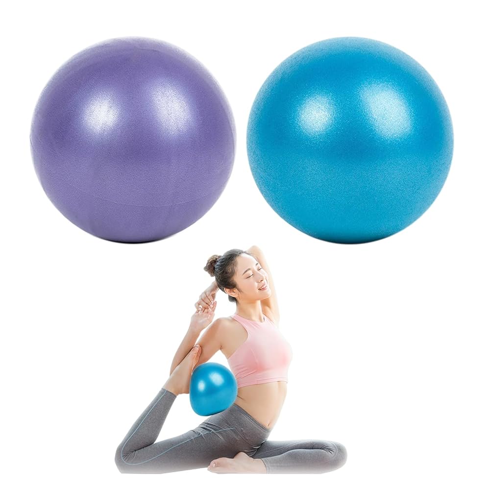 TAFACE 2 Pilates Balls - Portable Yoga Stretching Ba...