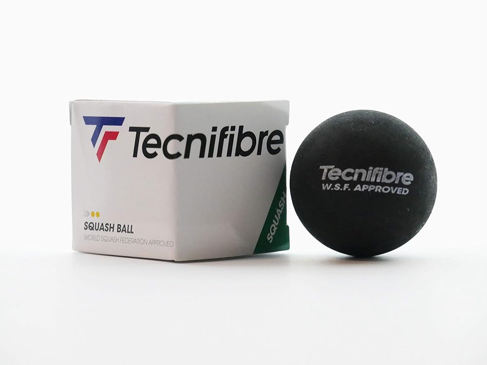 Tecnifibre Double Yellow Dot Squash Balls