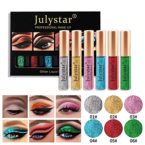 Teekerwan Glitter Liquid Eyeliner Kit