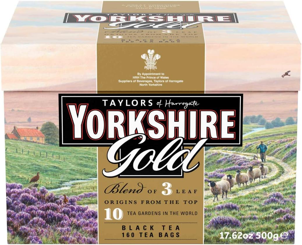 Yorkshire Tea Gold - British Traditional Premium Ble...