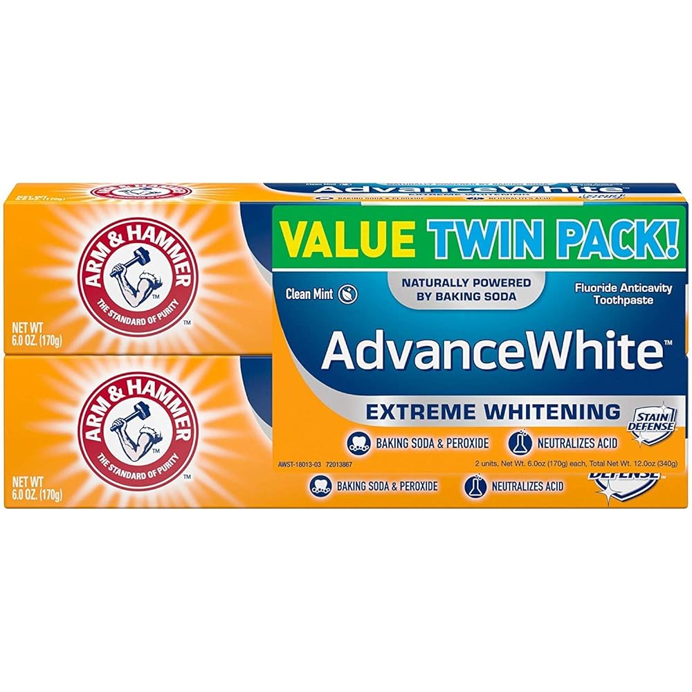 Arm & Hammer Advanced White 2 Pack Toothpaste