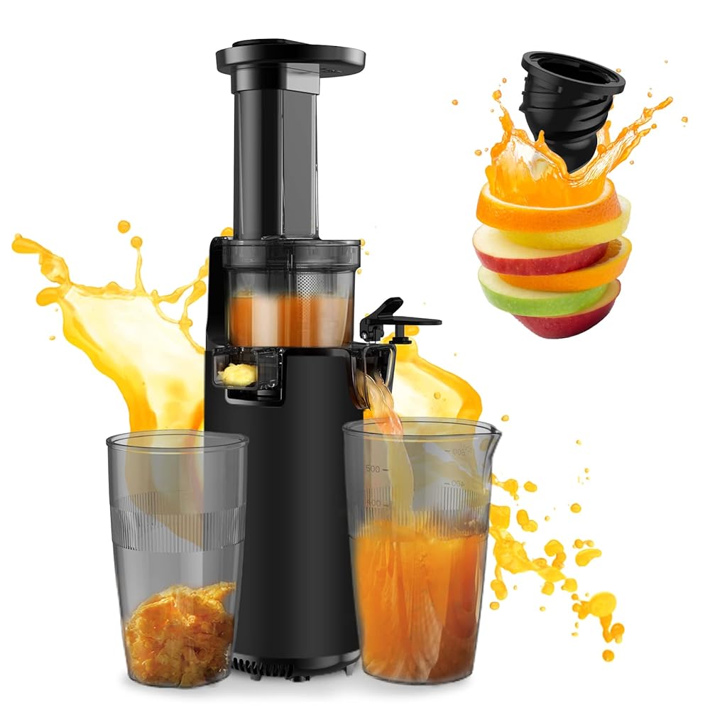 ASEKI Slow Juicer - Compact, High Juice Ratio