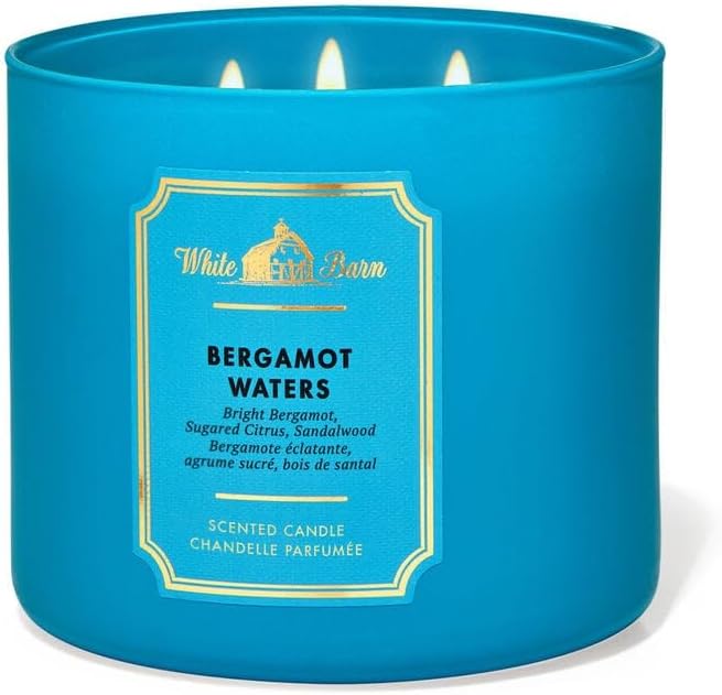 BBW 3-Wick Bergamot Waters Candle