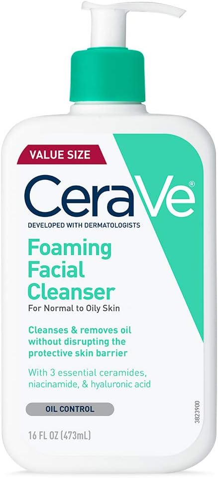 CeraVe Foaming Facial Cleanser - Daily Face Washing