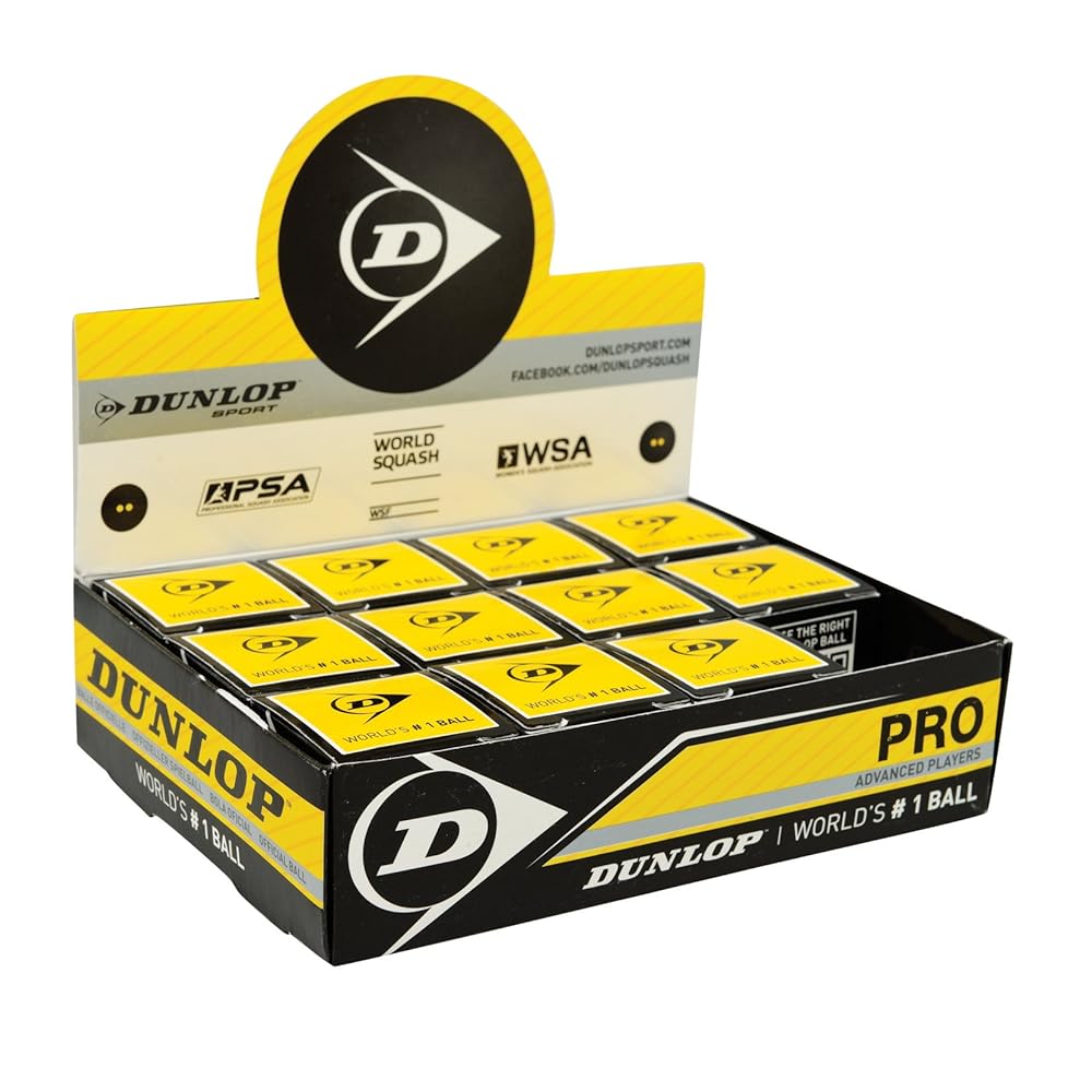 DUNLOP Squash Balls (12-Pack) – D...