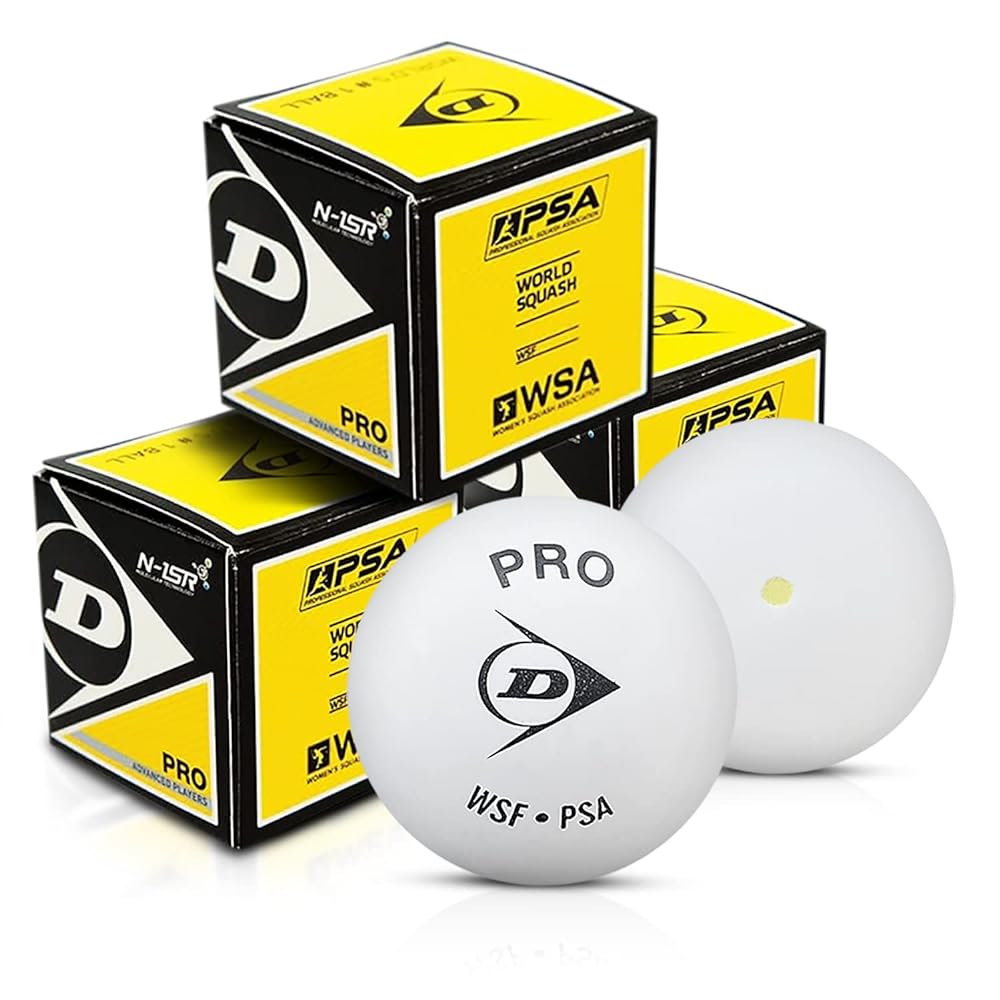 Dunlop White Pro Squash Ball