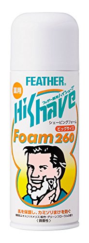 FEATHER Safety Razor High Shave Foam