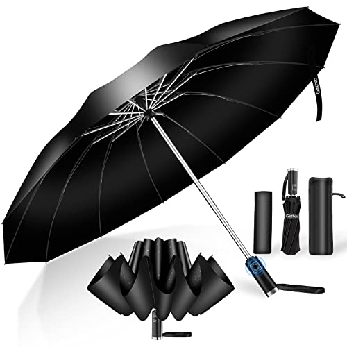 Gethoo Folding Umbrella - Automatic Open/Close, UPF5...