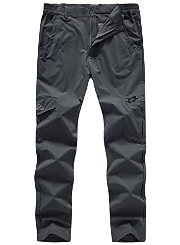 Gopune Men's Hiking Pants - Lightweight, Quick-Dryin...