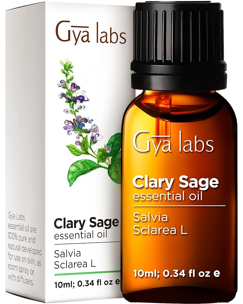 Gya Labs Clary Sage Essential Oil - 100% Natural