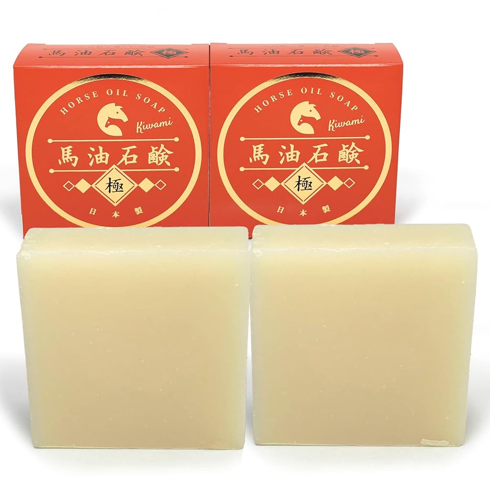 Handmade Horse Oil Soap, 3.2 oz x 2, 45% Domestic Ho...