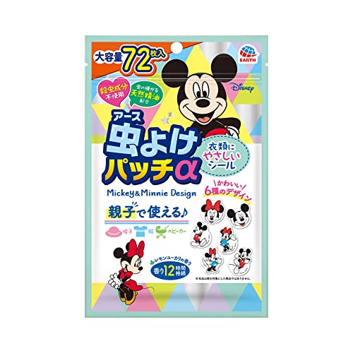 Insect Repellent Patch α Mickey & Minnie [72 pcs] - ...