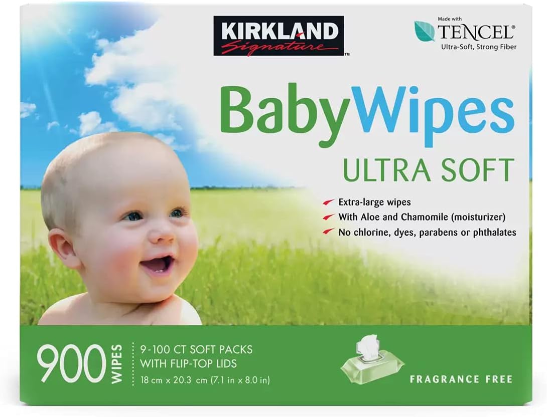 Kirkland Baby Wipes 900 Sheets