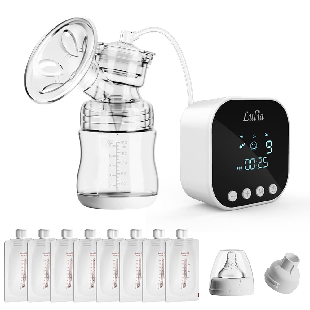 Lulia Electric Breastfeeder: Single Breast Milking M...