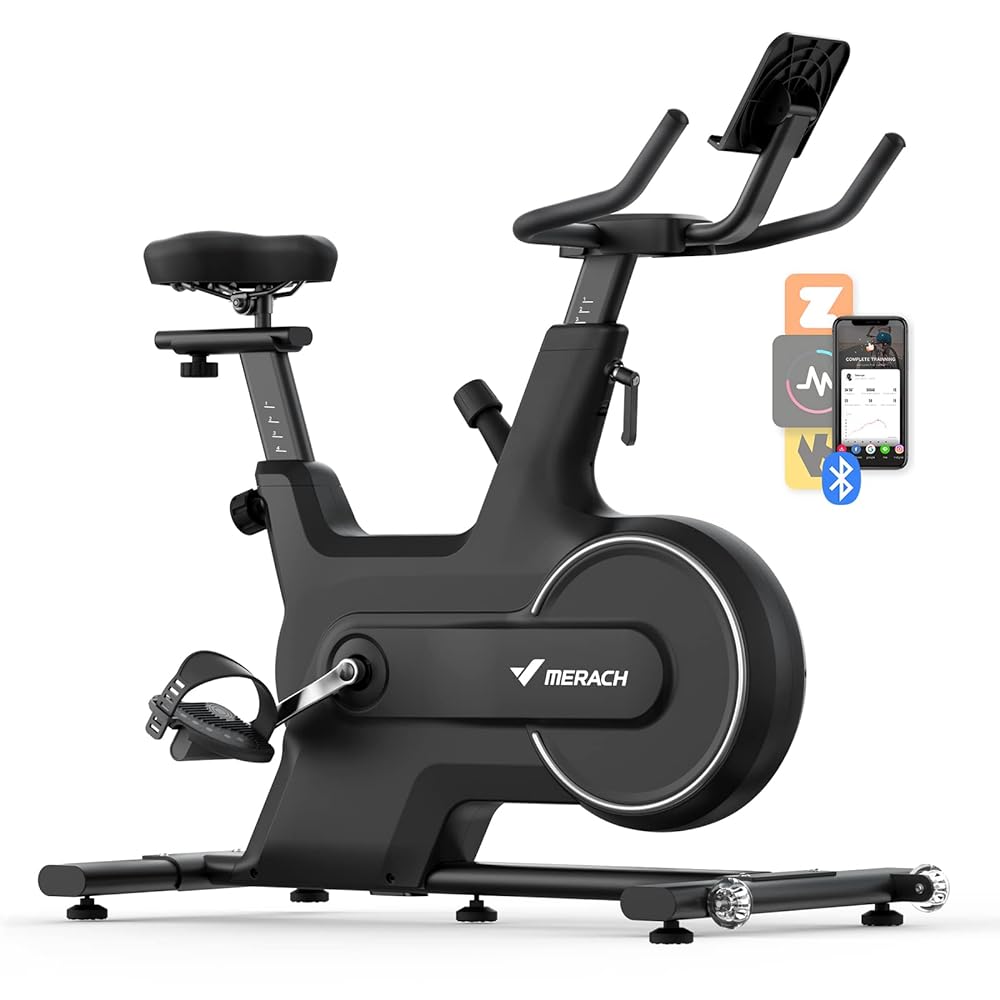 MERACH Fitness Bike - Interlocking with Apps