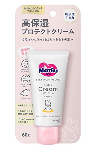 MERRIES Baby Cream [Newborn to Infant] Unscented (In...