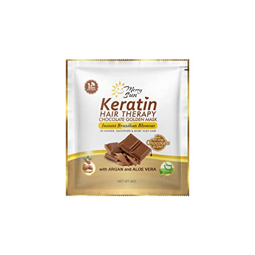 Merry Sun Hair Therapy Keratin Chocolate Golden Mask