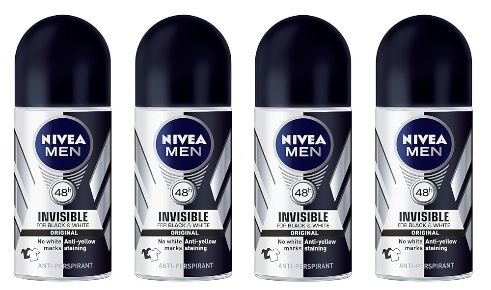 Nivea Black & White Men's Roll On Deodorant