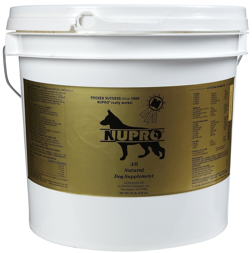 Nupro All Natural Dog Supplements 20-Pound