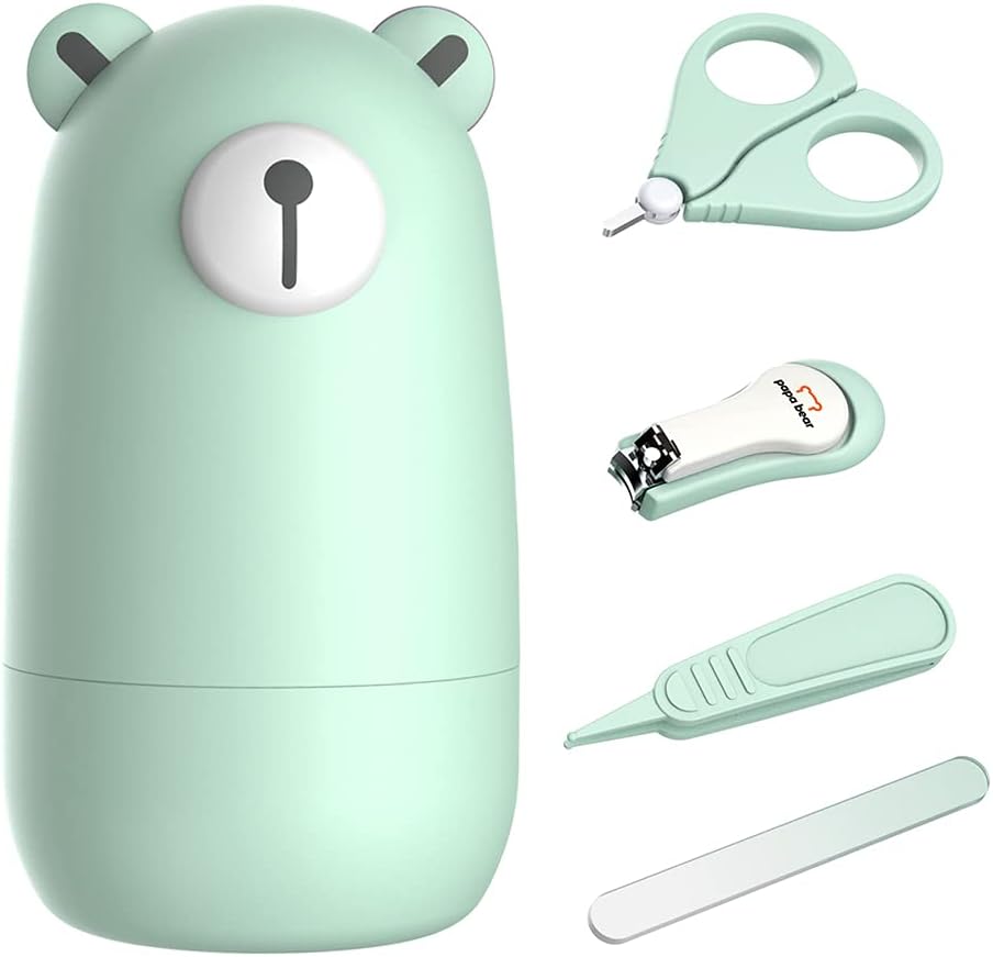 PAPABEAR Baby Nail Clippers Set