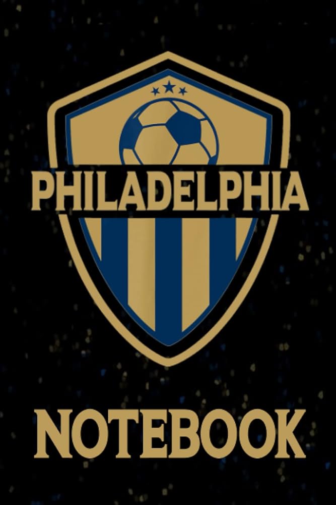 Philadelphia Soccer Jersey Notebook