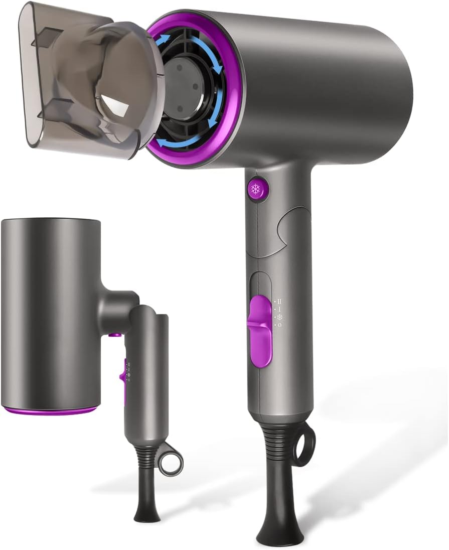 Professional Hair Dryer, High Airflow, ...