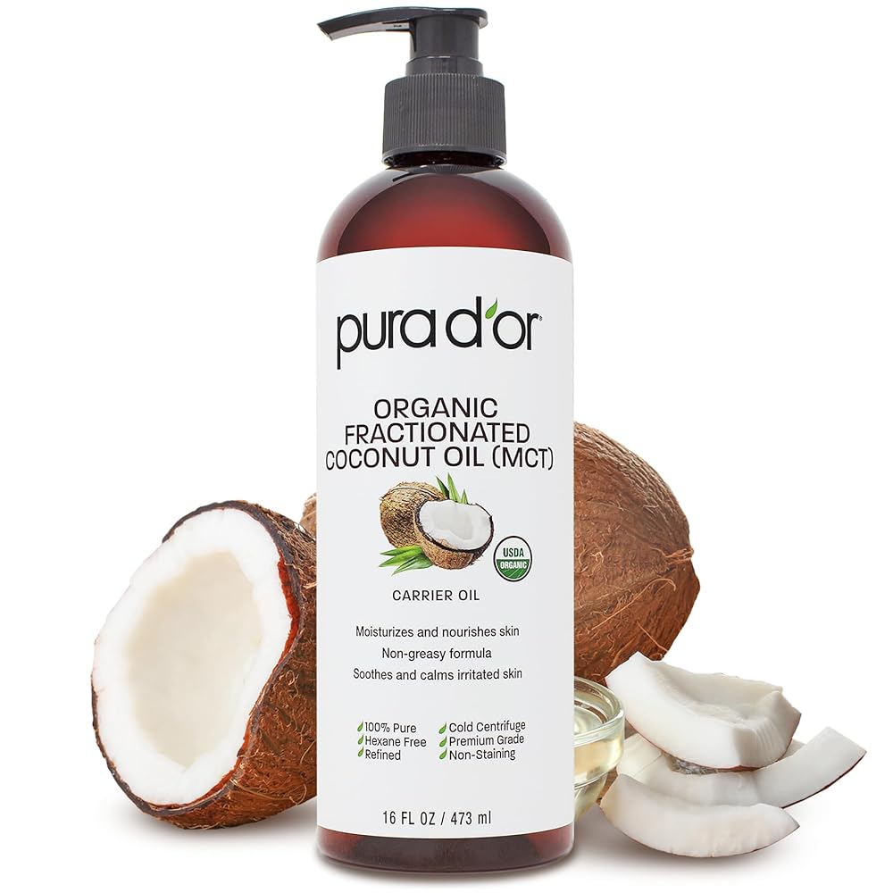 PURA D'OR Pradol Fractionated Coconut Oil