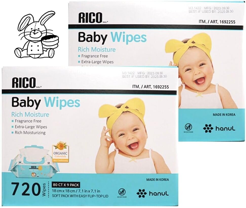 RICO Baby Wipes 1440 Sheets