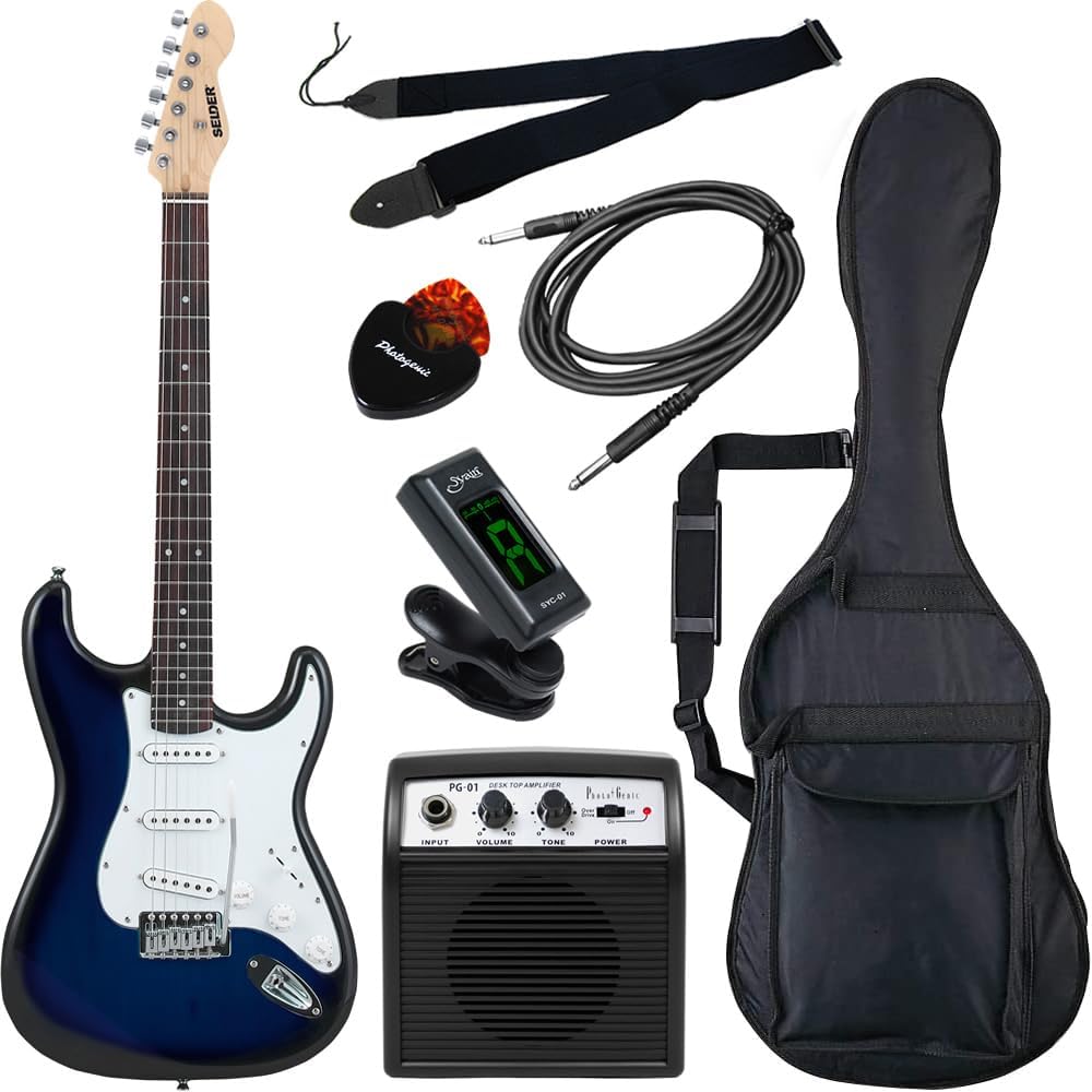 SELDER Electric Guitar Stratocaster Set