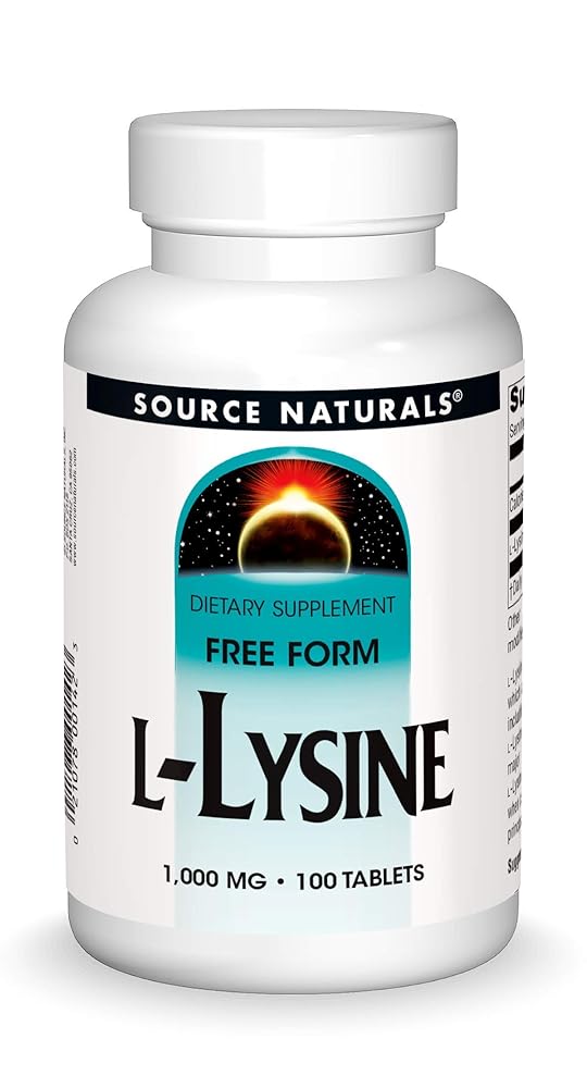 Source Naturals L-Lysine 1000mg - Energy & Colla...