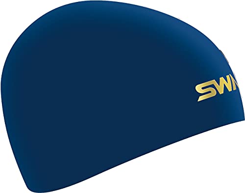 SWANS SA-10S Silicone Swim Cap NAV