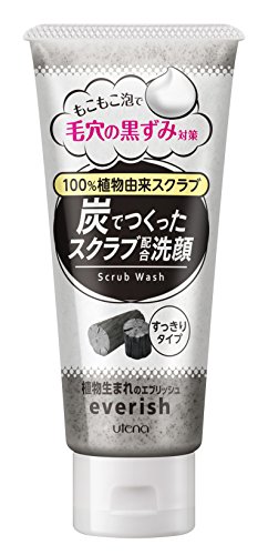 Utena Everish Charcoal Scrub Cleanser 135g