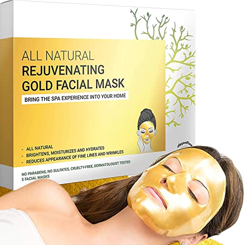 Premium Hydrogel Gold facial masks