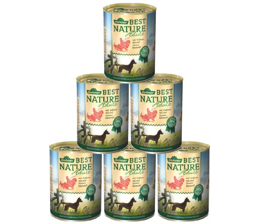 Dehner Best Nature Dog Food for Adults, Game and Pas...