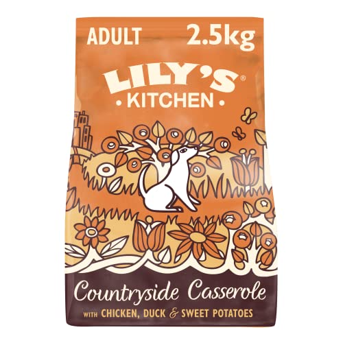 Lily’s Kitchen Chicken & Duck Countryside Casserole Natural Grain Free Complete Adult Dry Dog Food (2.5kg)