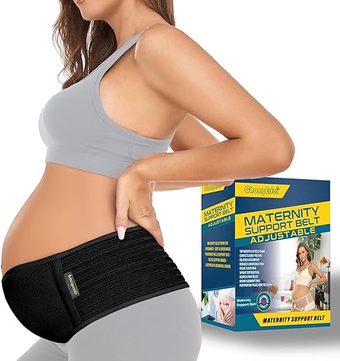 ChongErfei Zblack Pregnancy Belt, Abdominal Band, Ba...