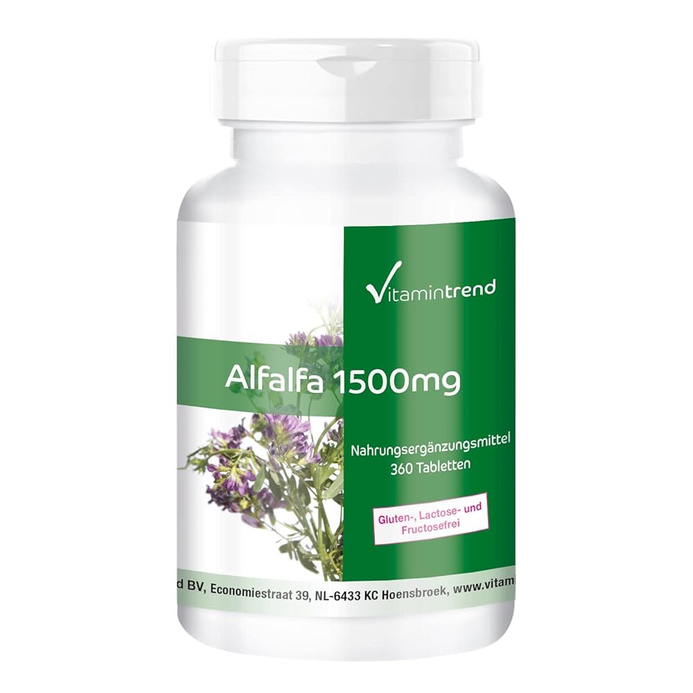 Alfalfa 1500mg – 360 Tablets R...