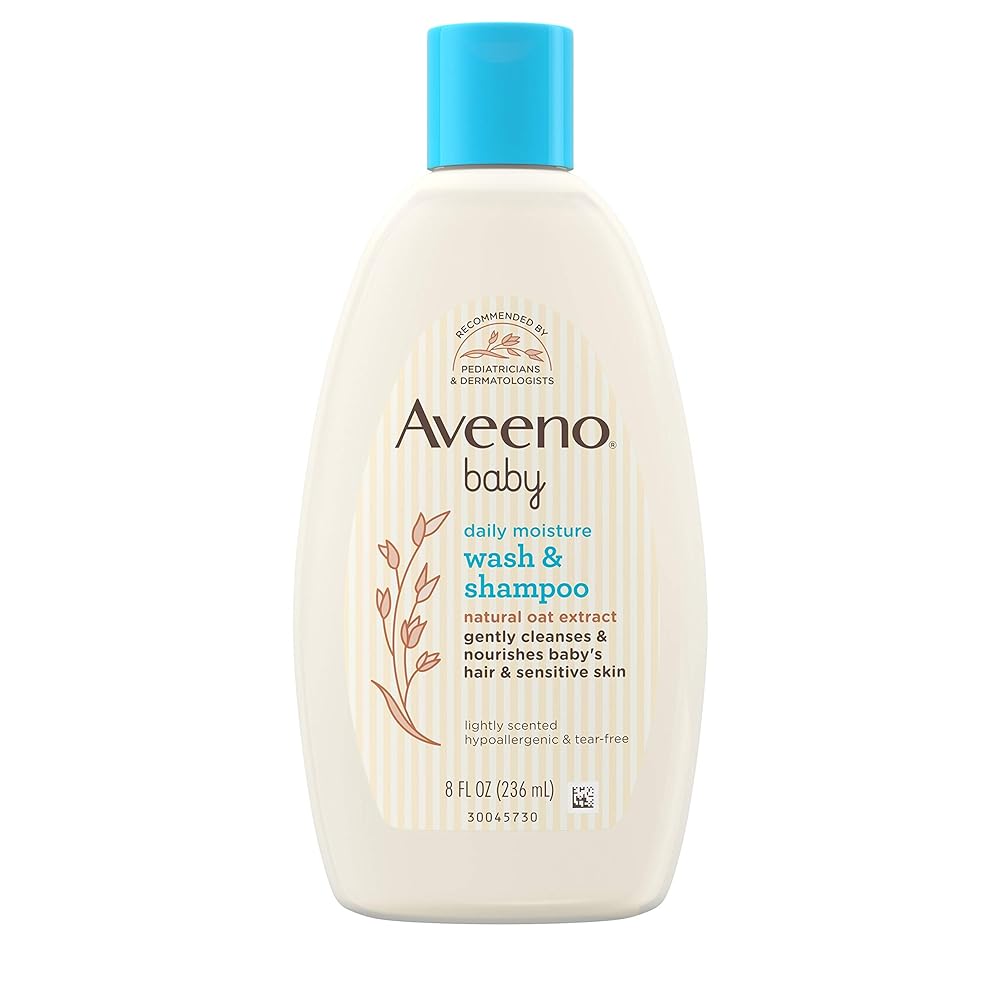 Aveeno Baby Wash & Shampoo - Tear-Free, 236 ml