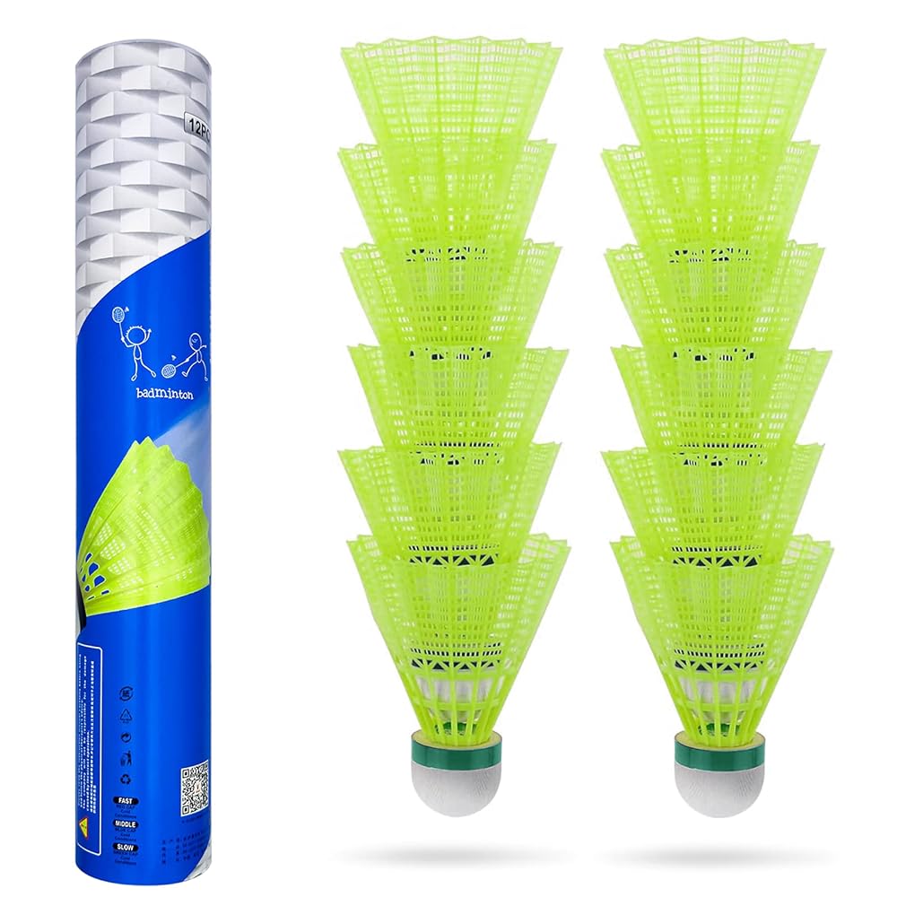 Baozun Badminton Shuttlecocks - 12 Pack