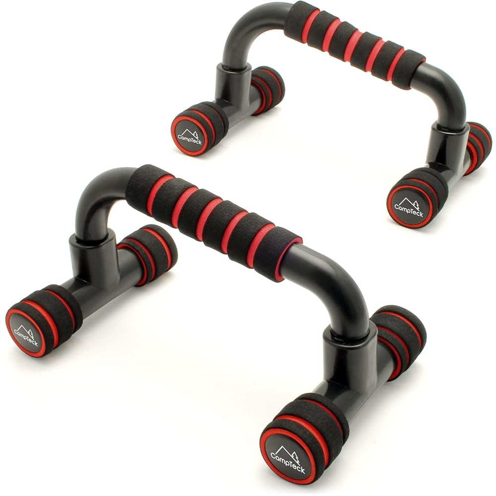 CampTeck U6664 Push-Up Bar Stand with Foam Handles