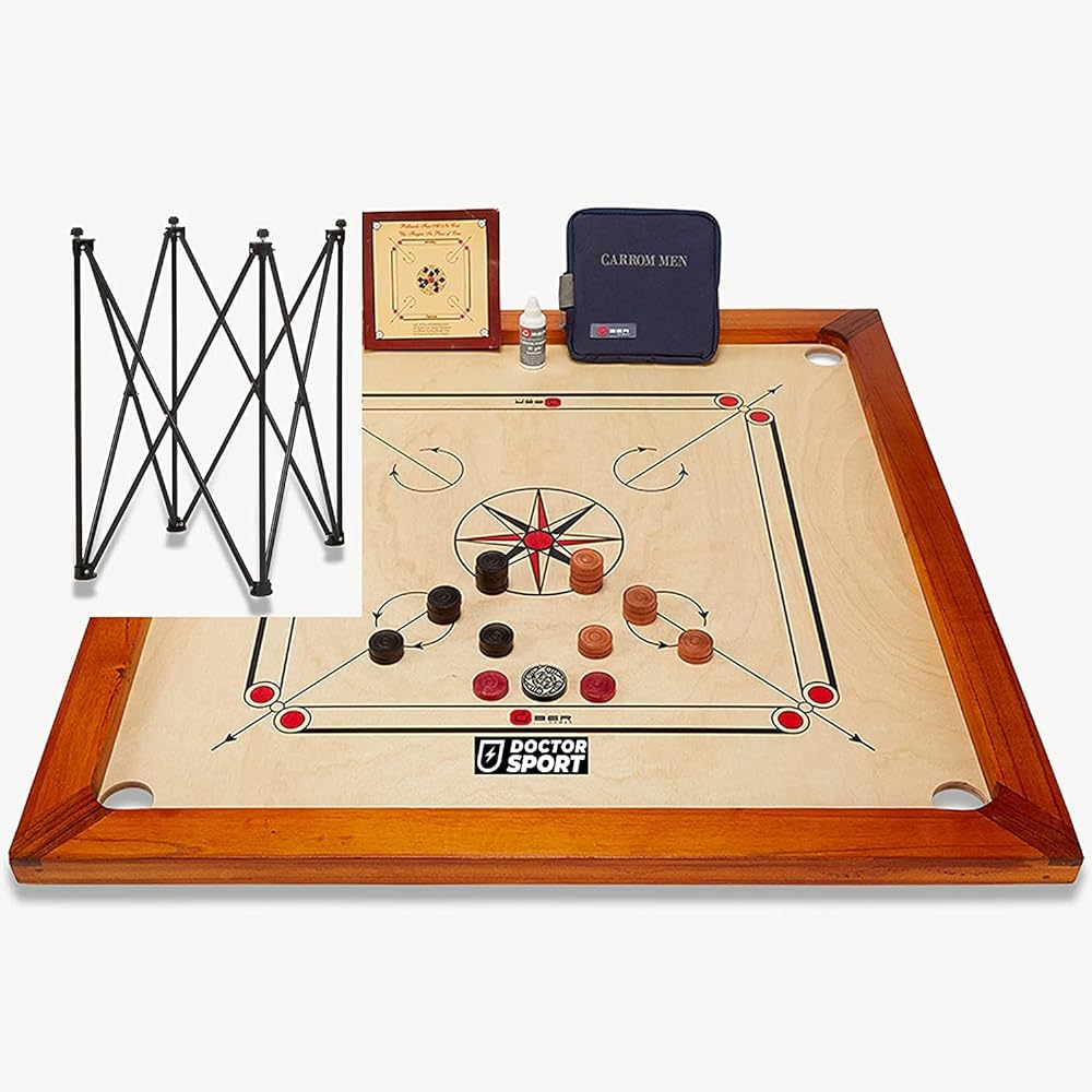 Carrom Game Board – Kikar Wood &#...