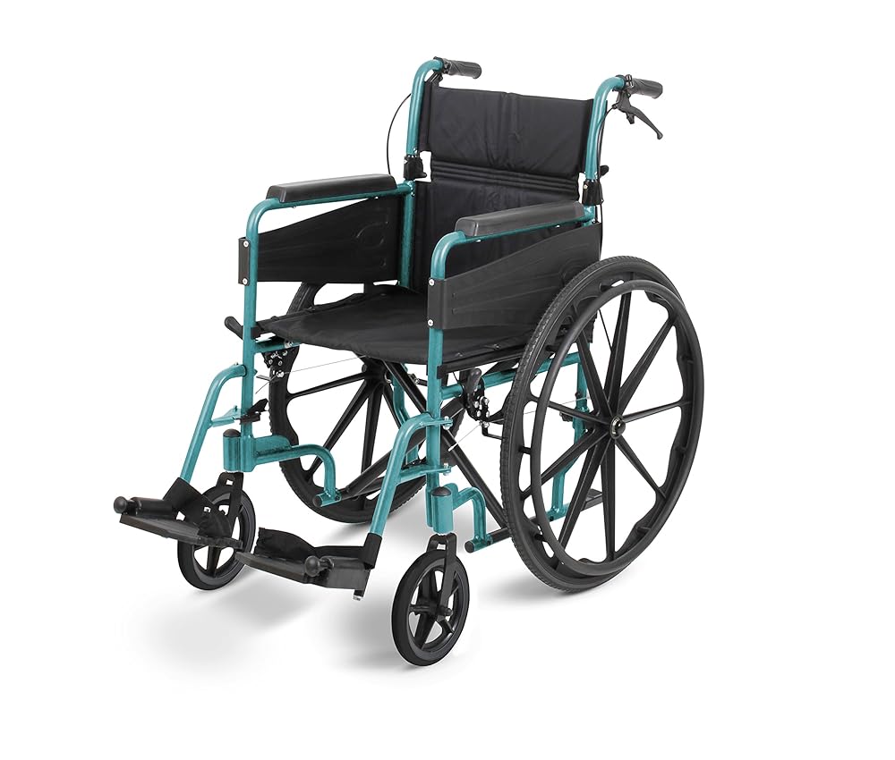 Escape Lite Self-Propelled Wheelchair, Racing Green