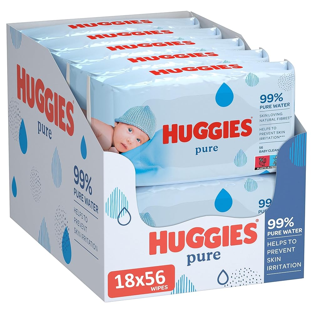 Huggies Pure Baby Wipes – 1008 pi...