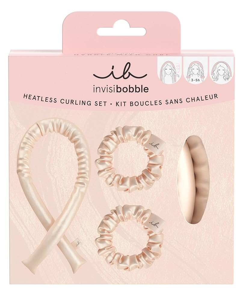 Invisibobble Heatless Curlset – Rosé