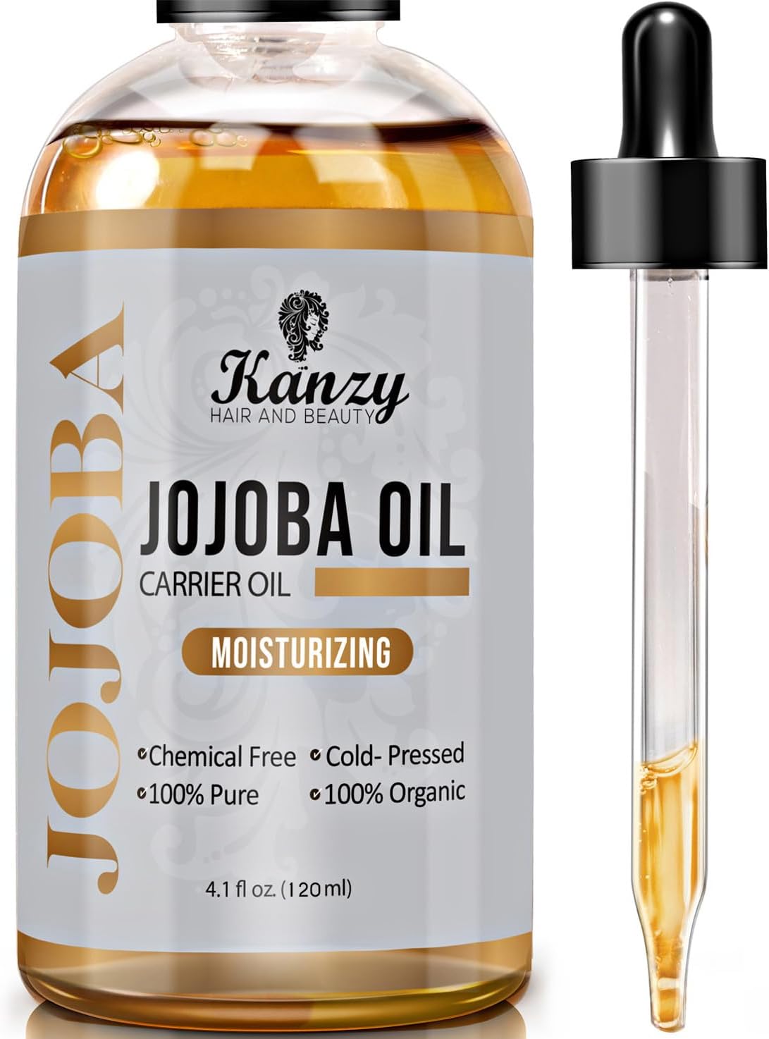 Kanzy 100% Pure Organic Jojoba Oil