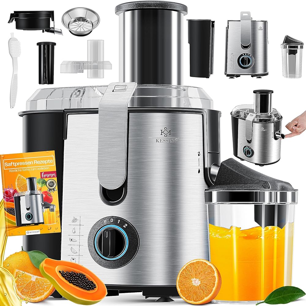 KESSER® Stainless Steel Centrifugal Juicer 1100W