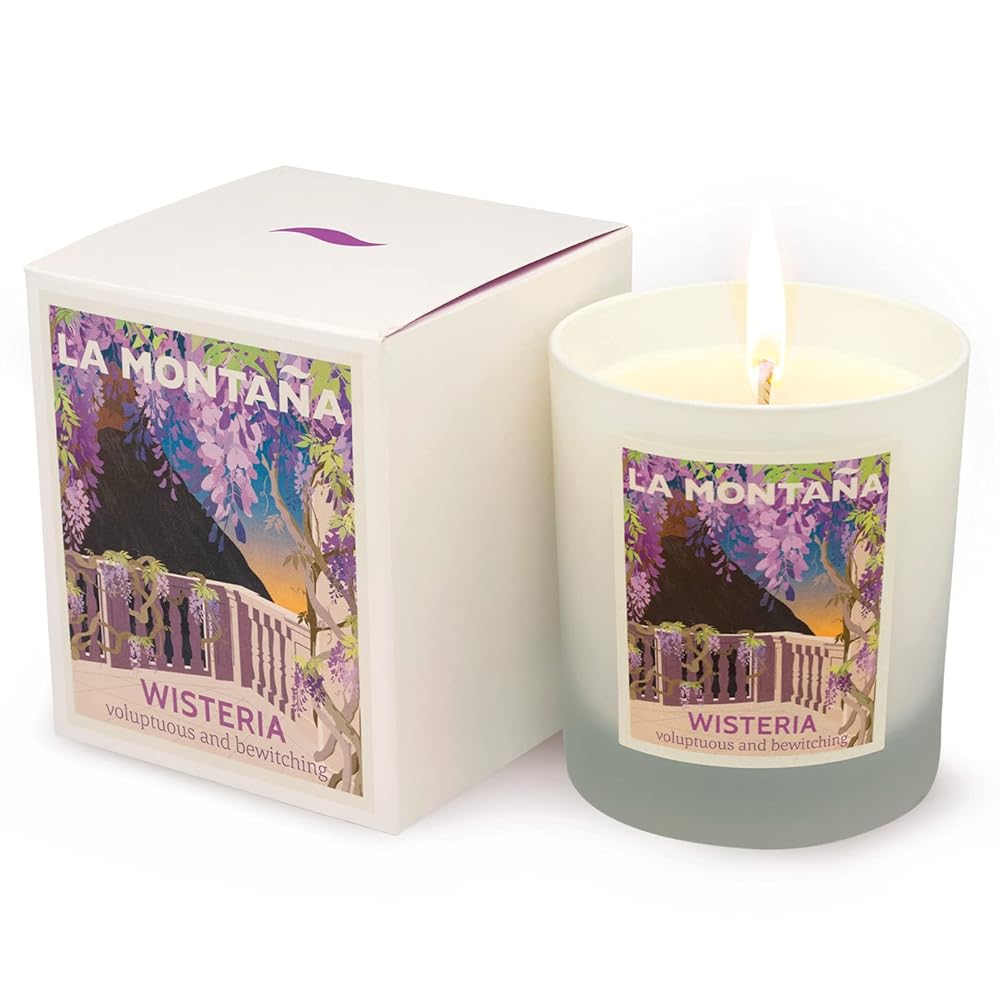 La Montaña Wisteria Luxury Scented Candle